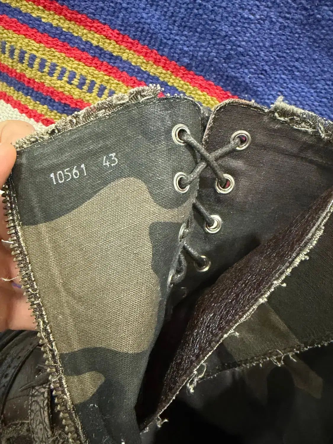 レースアップ グランジ