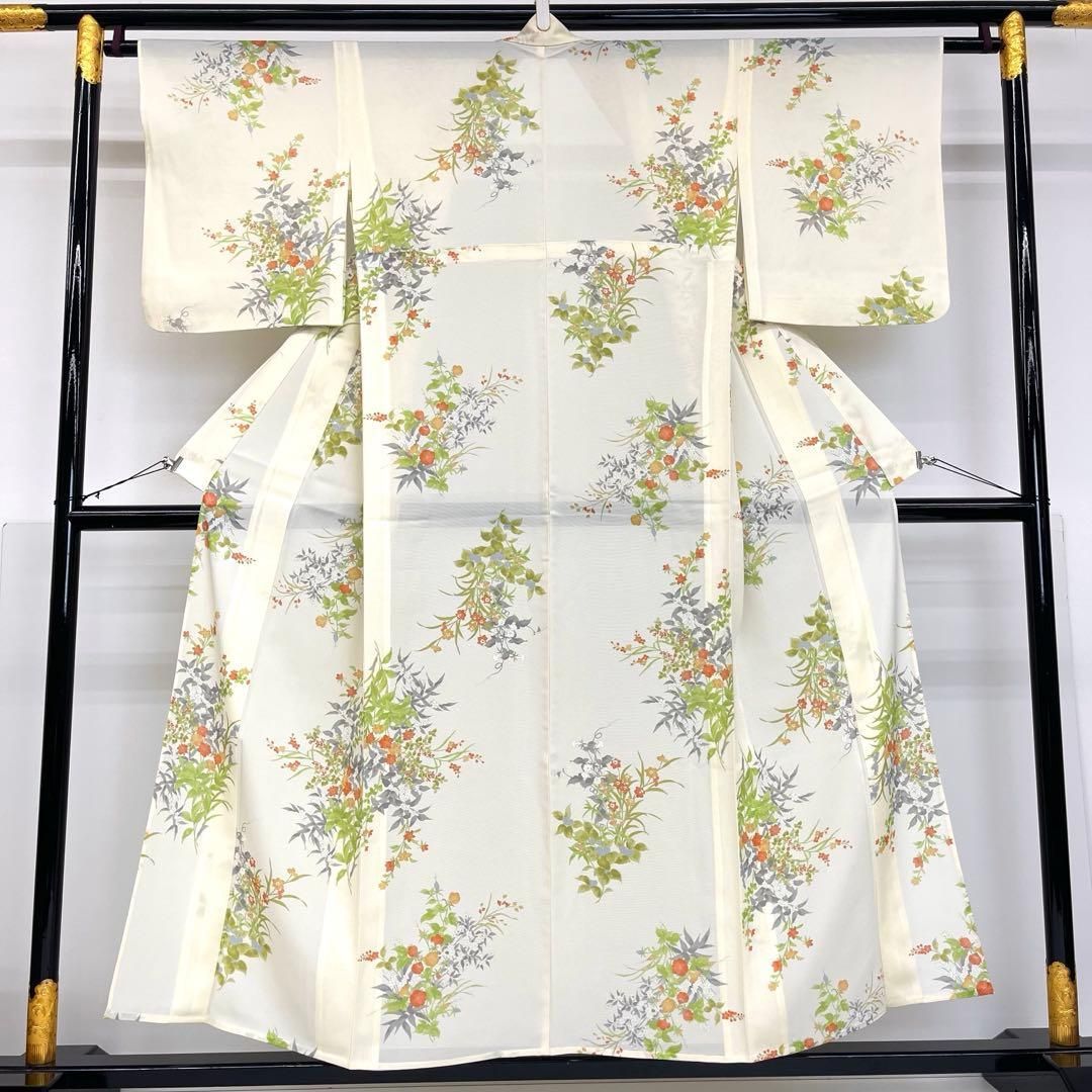 着物と帯 時流 SK 25703 s 正絹 夏着物 小紋 絽