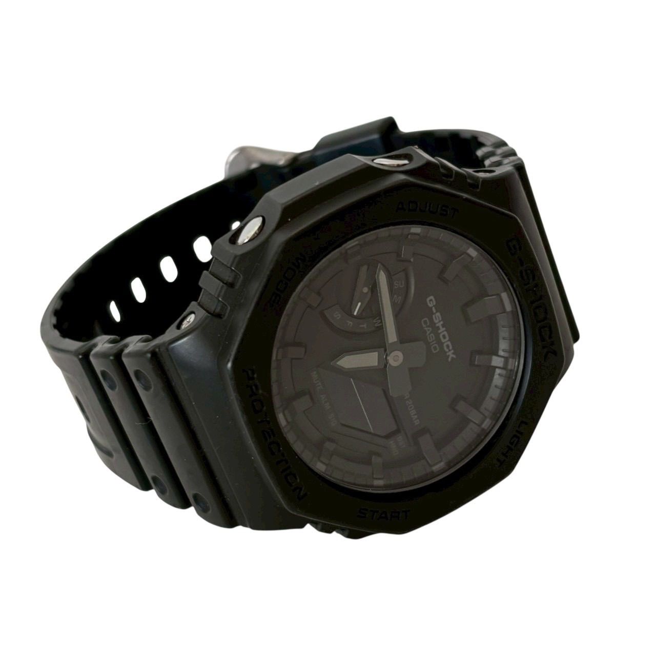 稼働品 CASIO カシオ G SHOCK ジーショック GA 2100 時計 腕時計 デジアナ クォーツ ラバー ブラック