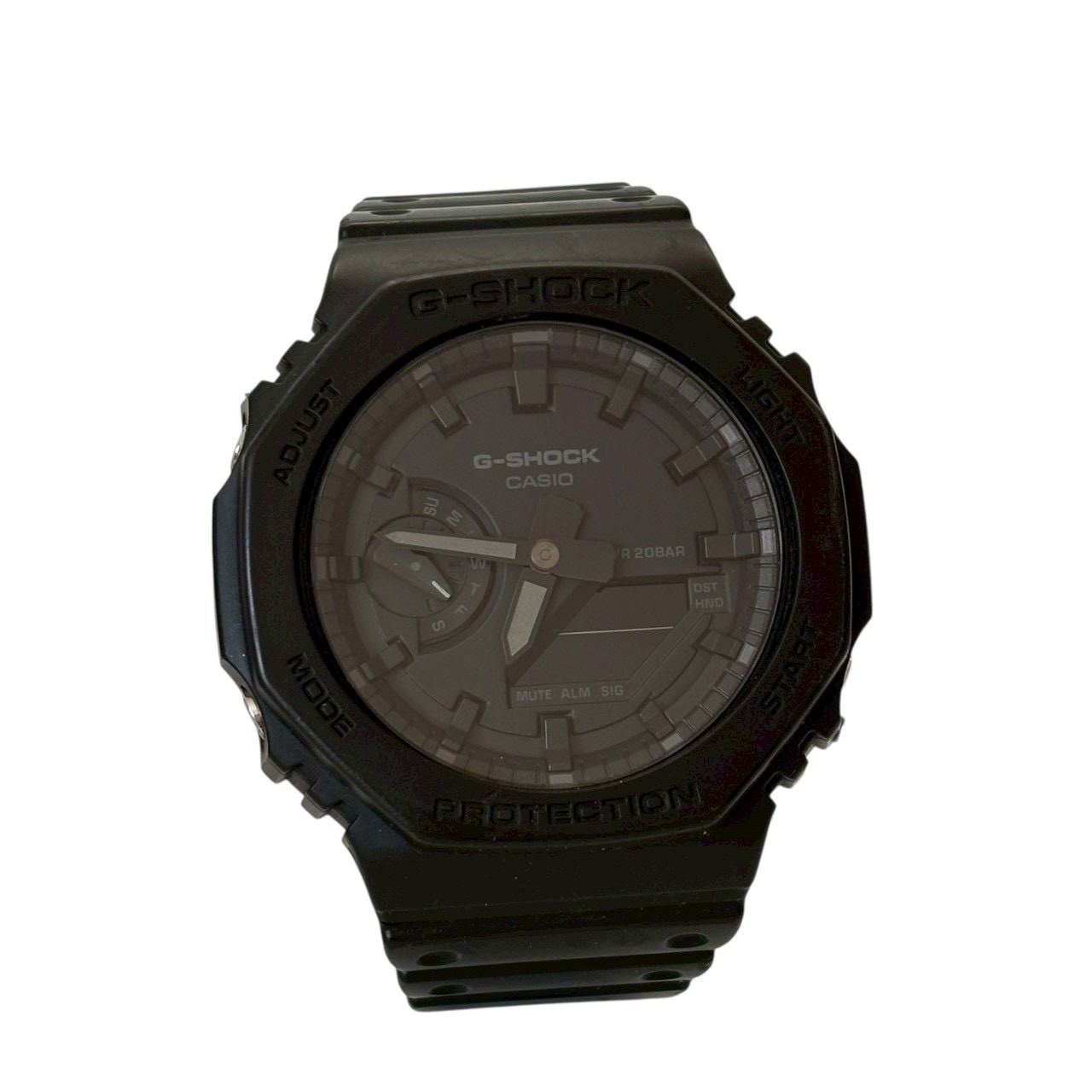 稼働品 CASIO カシオ G-SHOCK ジーショック GA-2100 時計 腕時計 デジアナ クォーツ ラバー ブラック