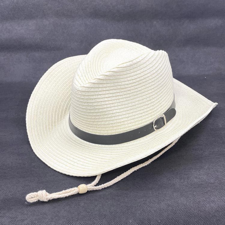 帽子 麦わら ストローハット カウボーイハット メンズ レディース