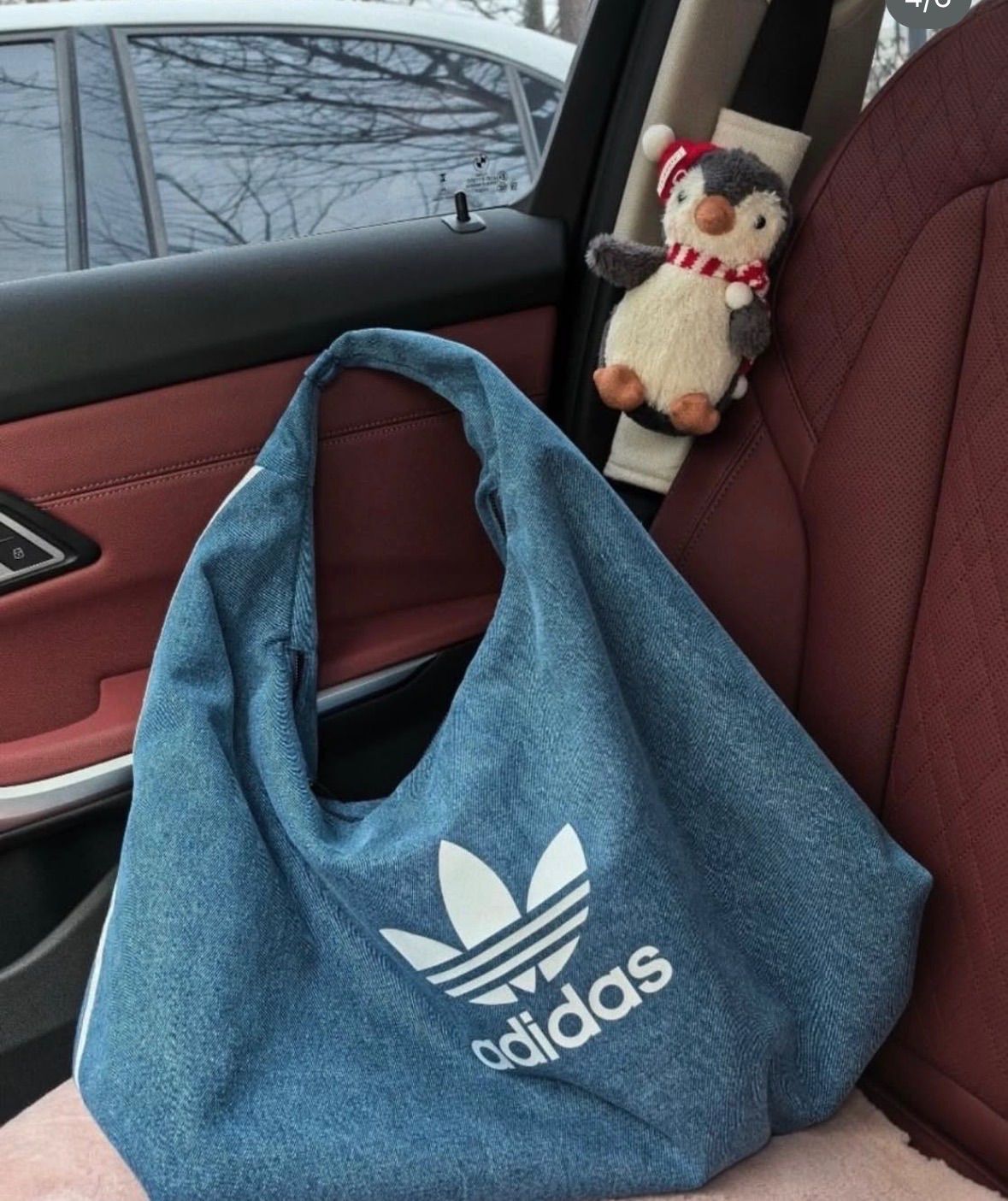 ◎ adidas ◎ デニムショルダーバッグ コインケース付 - メルカリ
