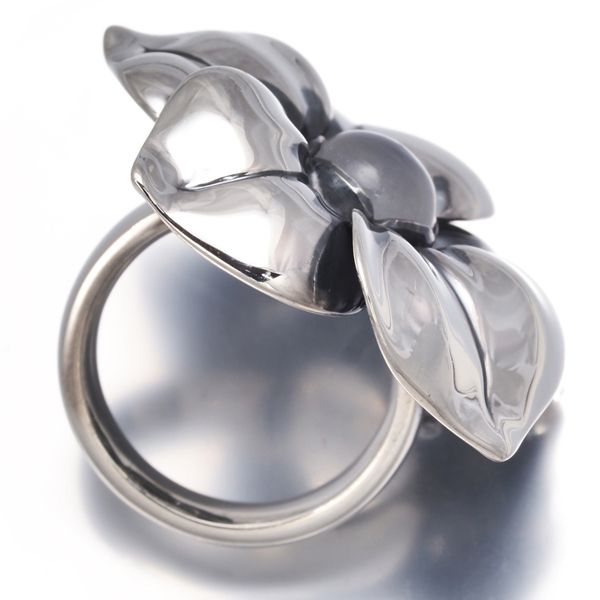 ジョージジェンセン リング ムーンストーン 562A フラワー 11号