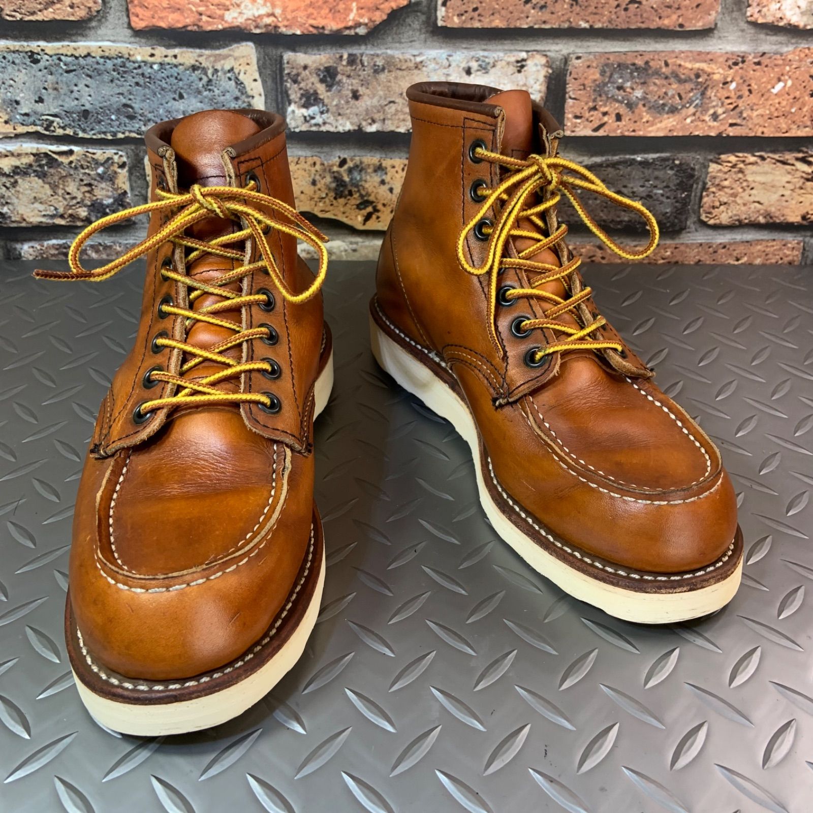 REDWING 875 モックトゥワークブーツ 2006年製 US 5.5 D JP 23.5㎝ レッドウイング アメリカ製 25 L 8-875