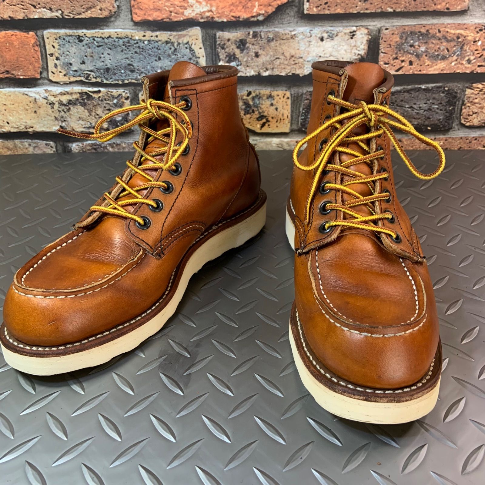 REDWING 875 モックトゥワークブーツ 2006年製 US 5 D JP 23 5㎝ レッドウイング アメリカ製 25 L 8