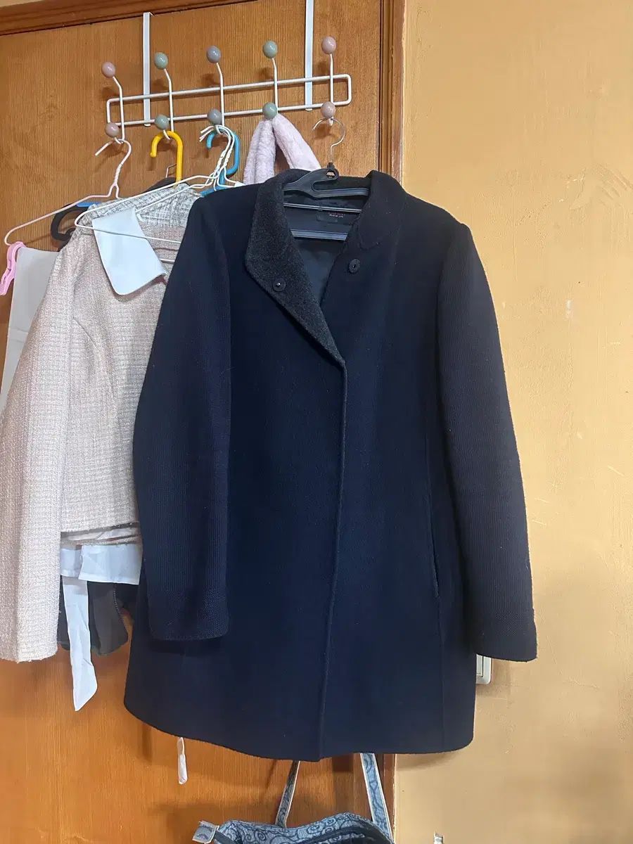 ネイビー ウール 基本 コート zishen 100 入学式対応 日本向けサイズ