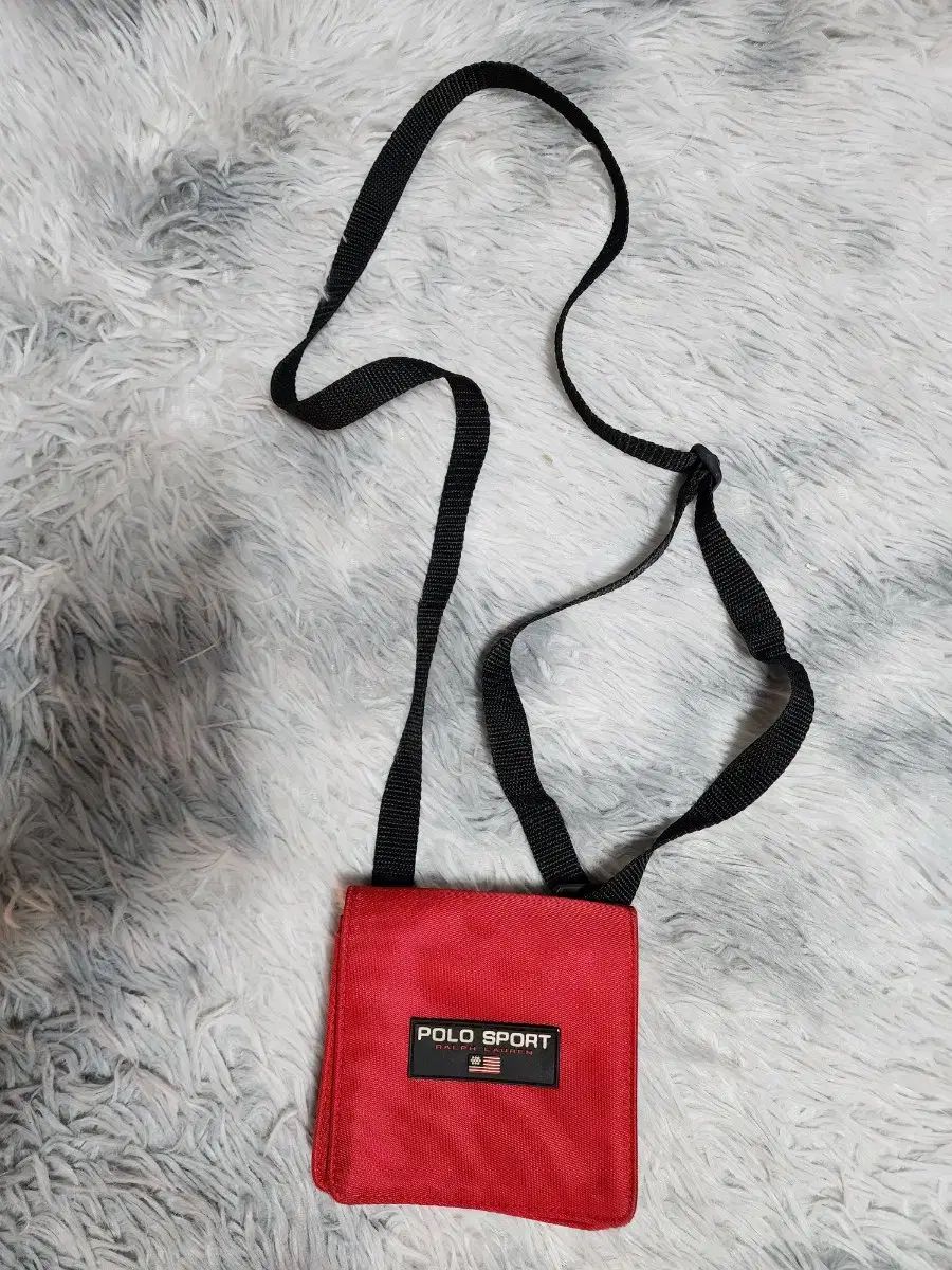 ポロ スポーツ レッド ミニ クロスバッグ
