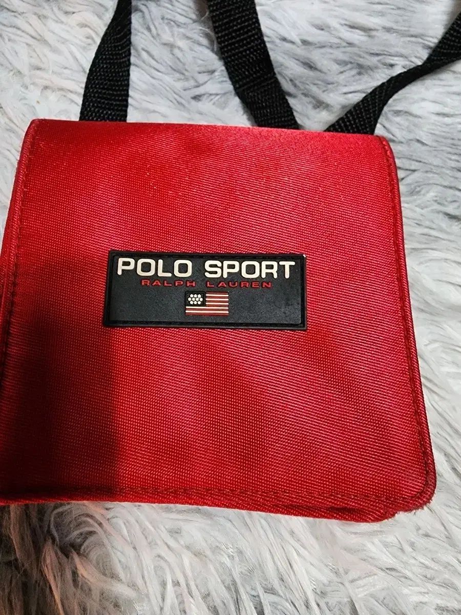 ポロ スポーツ レッド ミニ クロスバッグ