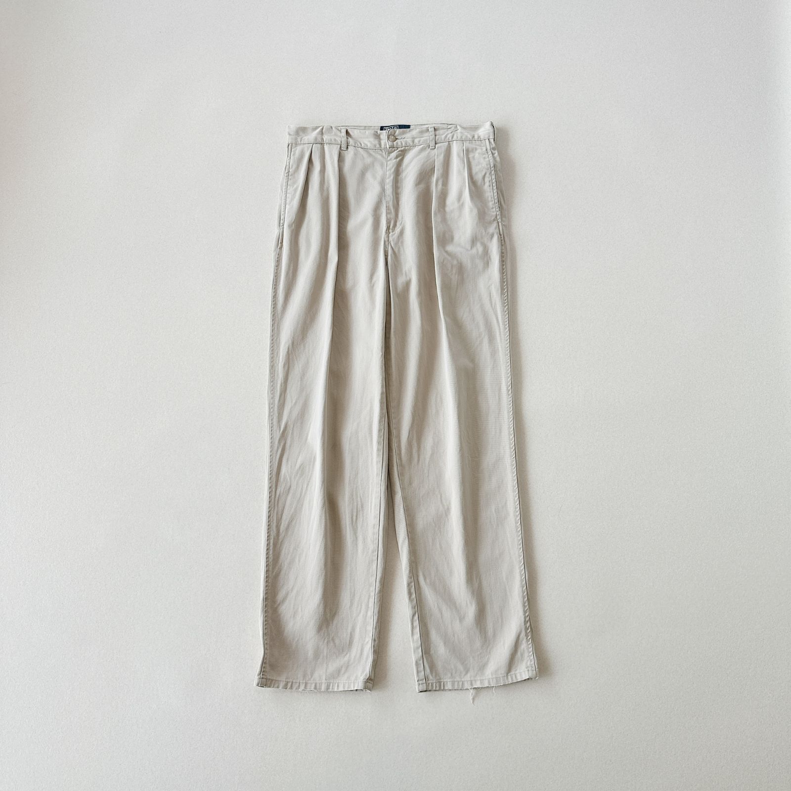 Polo by Ralph Lauren】90s 旧ボックスロゴ ポロチノ ツータック