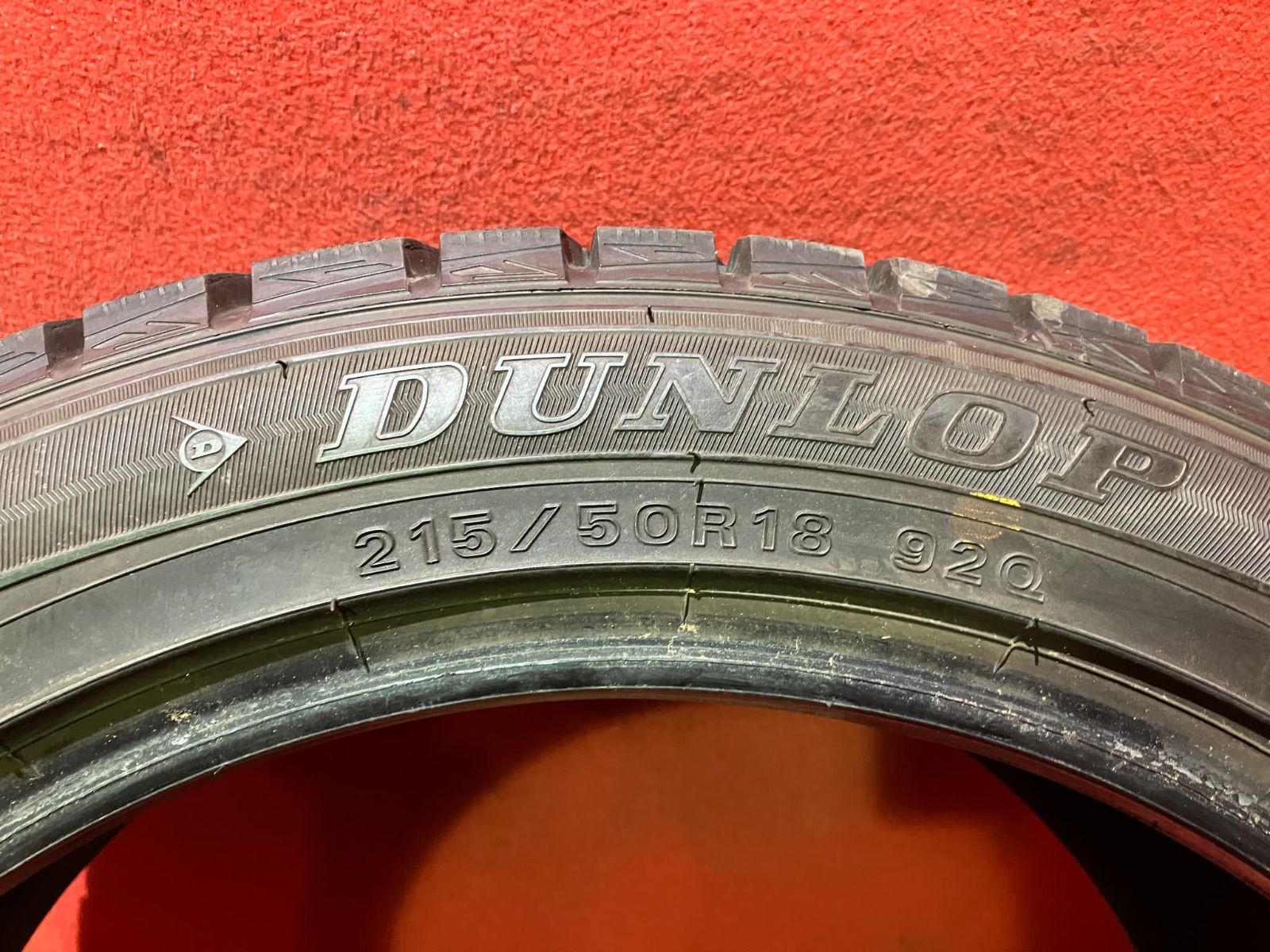  スタッドレスタイヤ 215 50 R 18 DUNLOP WM 01 4本SET 18インチ スタッドレス
