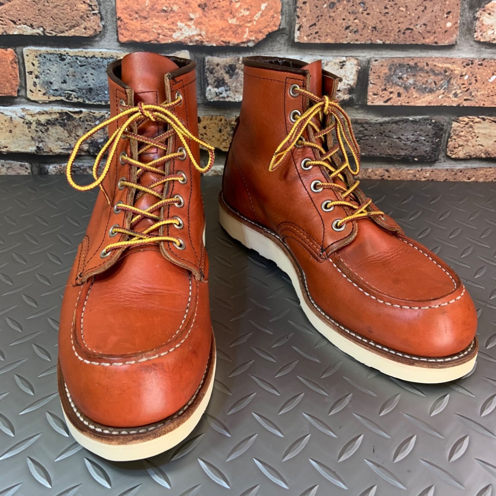 REDWING 8875 モックトゥワークブーツ 2011年製 US 8 E JP 26㎝ レッドウイング アメリカ製 25 L 9-8875