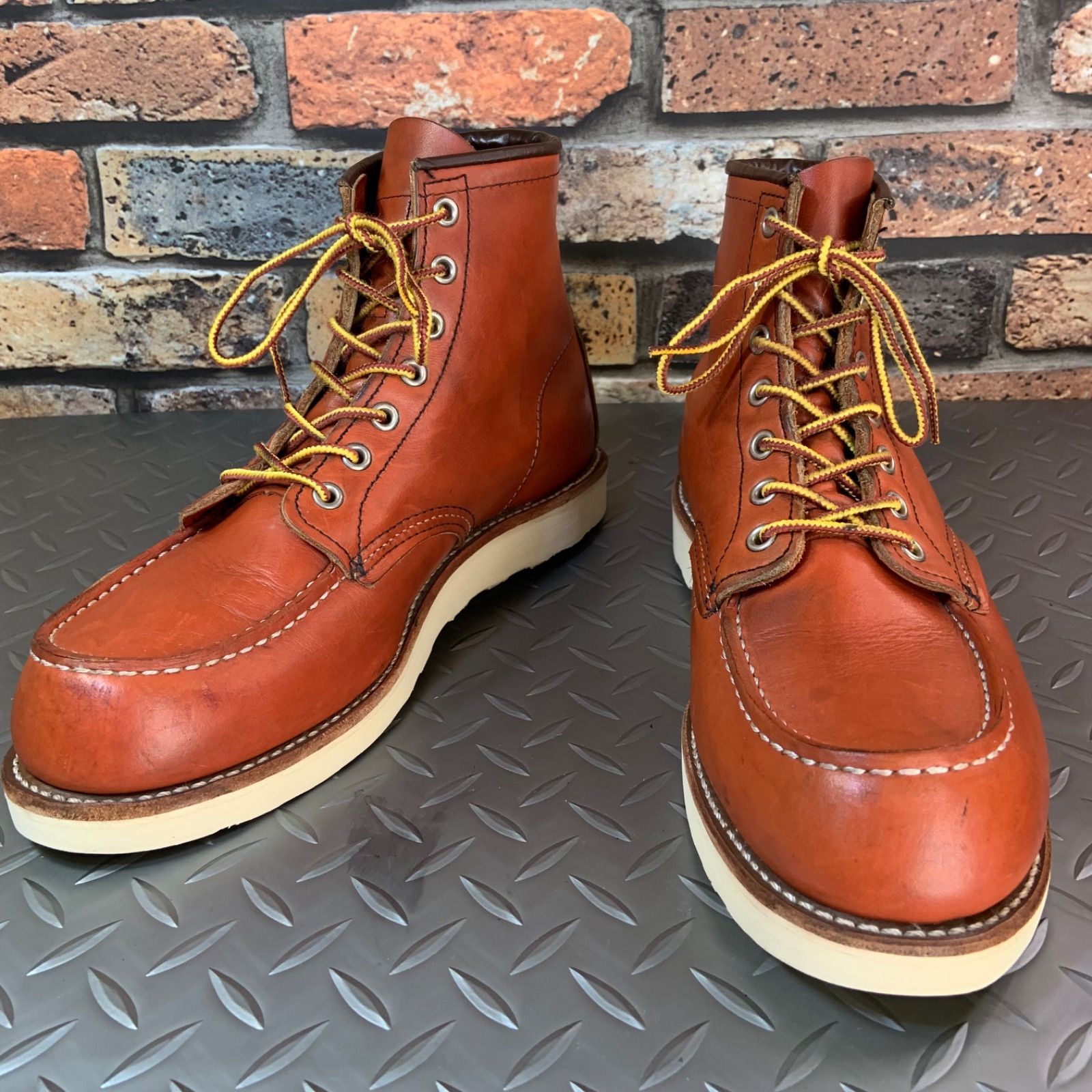 REDWING 8875 モックトゥワークブーツ 2011年製 US 8 E JP 26㎝ レッドウイング アメリカ製 25 L 9-8875