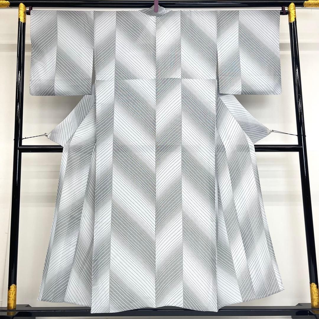 着物と帯 時流 SK 25698 s 正絹 夏着物 小紋 裄ロング 後幅広め 絽