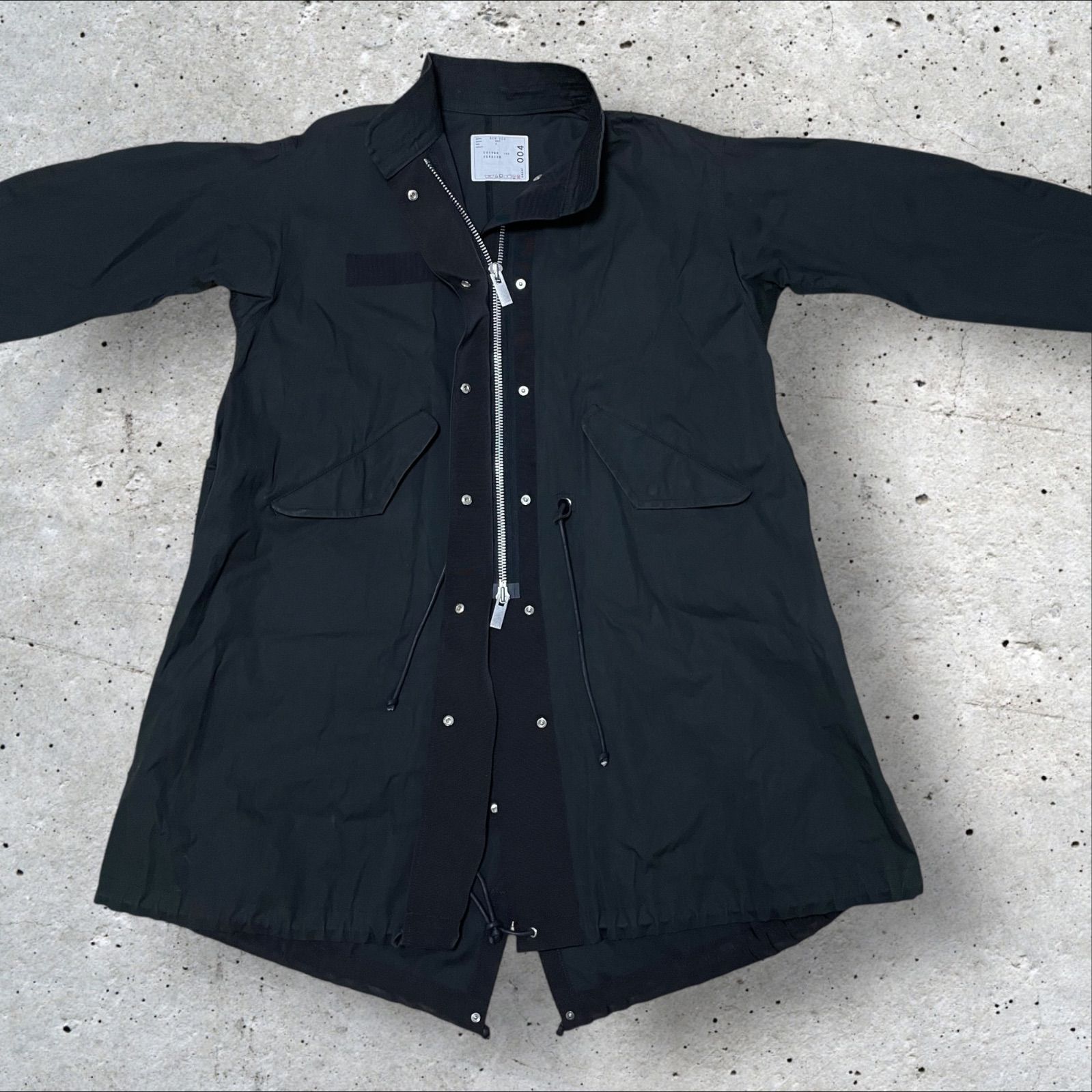 sacai コットンナイロン オックスフォード コート SCW-004 サイズ1 sacai コットンナイロン オックスフォード コート SCW-004 サイズ1