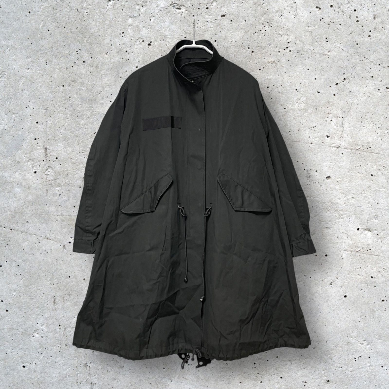 定価:101200円 Sacai Cotton Nylon Owford Coat SCW-004 ブラック 2
