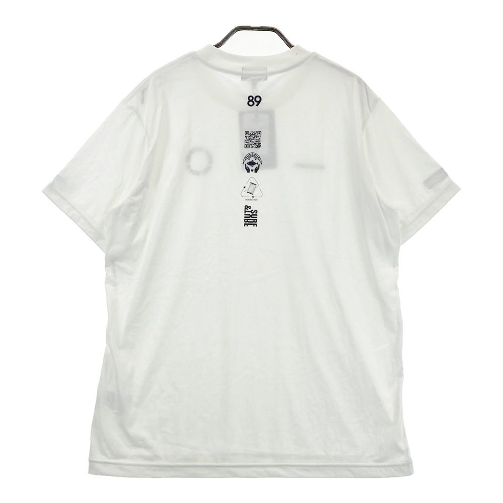 サイズ 5 PEARLY GATES パーリーゲイツ モデル モックネック 半袖Tシャツ ホワイト系 ゴルフウェア メンズ ストスト