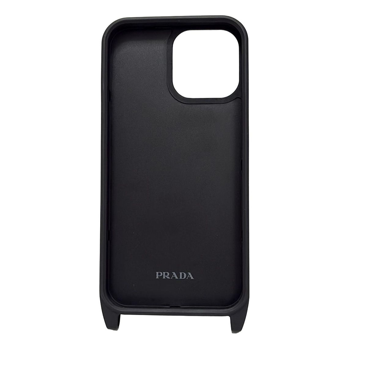 PRADA プラダ 携帯電話ケース - 2 ZH 160 黒 iPhoneケース iPhone 13 Pro Max レザー