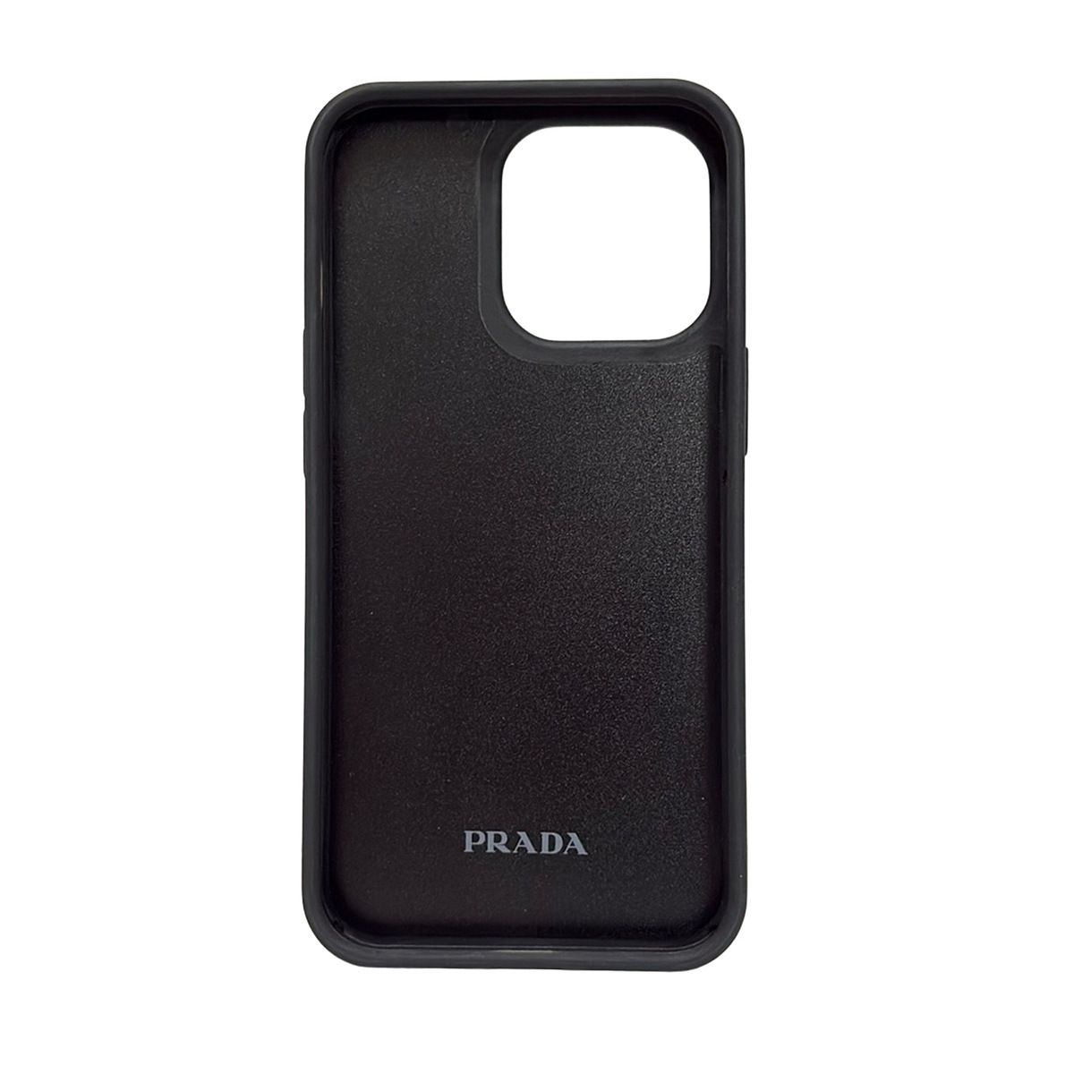 PRADA プラダ 携帯電話ケース - 1 ZH 149 ピンク×黒 iPhoneケース iPhone 13 Pro ファー