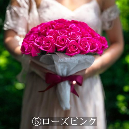 ワンランク上のソープフラワー「サヴォンローズ」M(70本)選べる18色