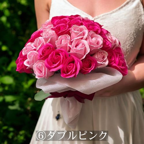 ワンランク上のソープフラワー「サヴォンローズ」M(70本)選べる18色