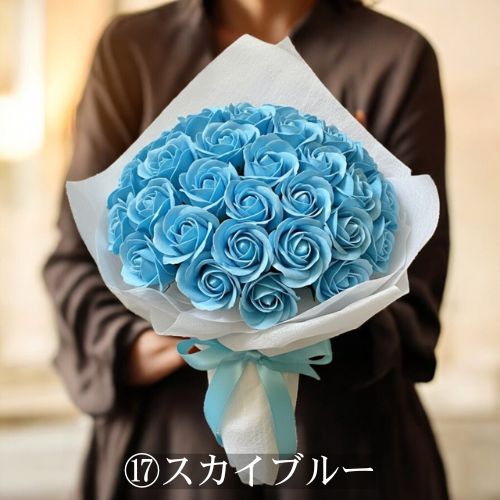 ワンランク上のソープフラワー「サヴォンローズ」M(70本)選べる18色