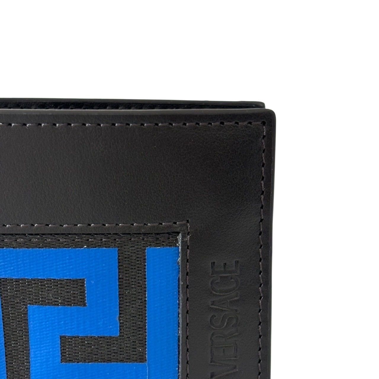 未使用】VERSACE ヴェルサーチ グレカ 財布 二つ折り財布 折財布