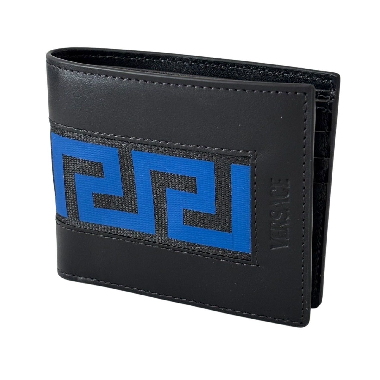 未使用】VERSACE ヴェルサーチ グレカ 財布 二つ折り財布 折財布