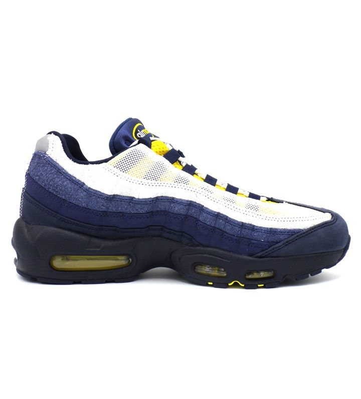 ナイキ NIKE × エリックコストン ERIC KOSTON AIR MAX 95 Obsidian and Speed Yellow HQ 8492 400 エア マックス オブシディアン アンド スピード イエロー スニーカー f 29057