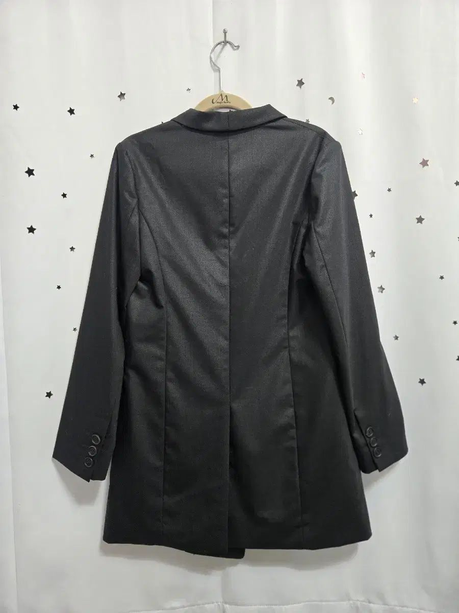 システム ブラック ロング ジャケット コート 88