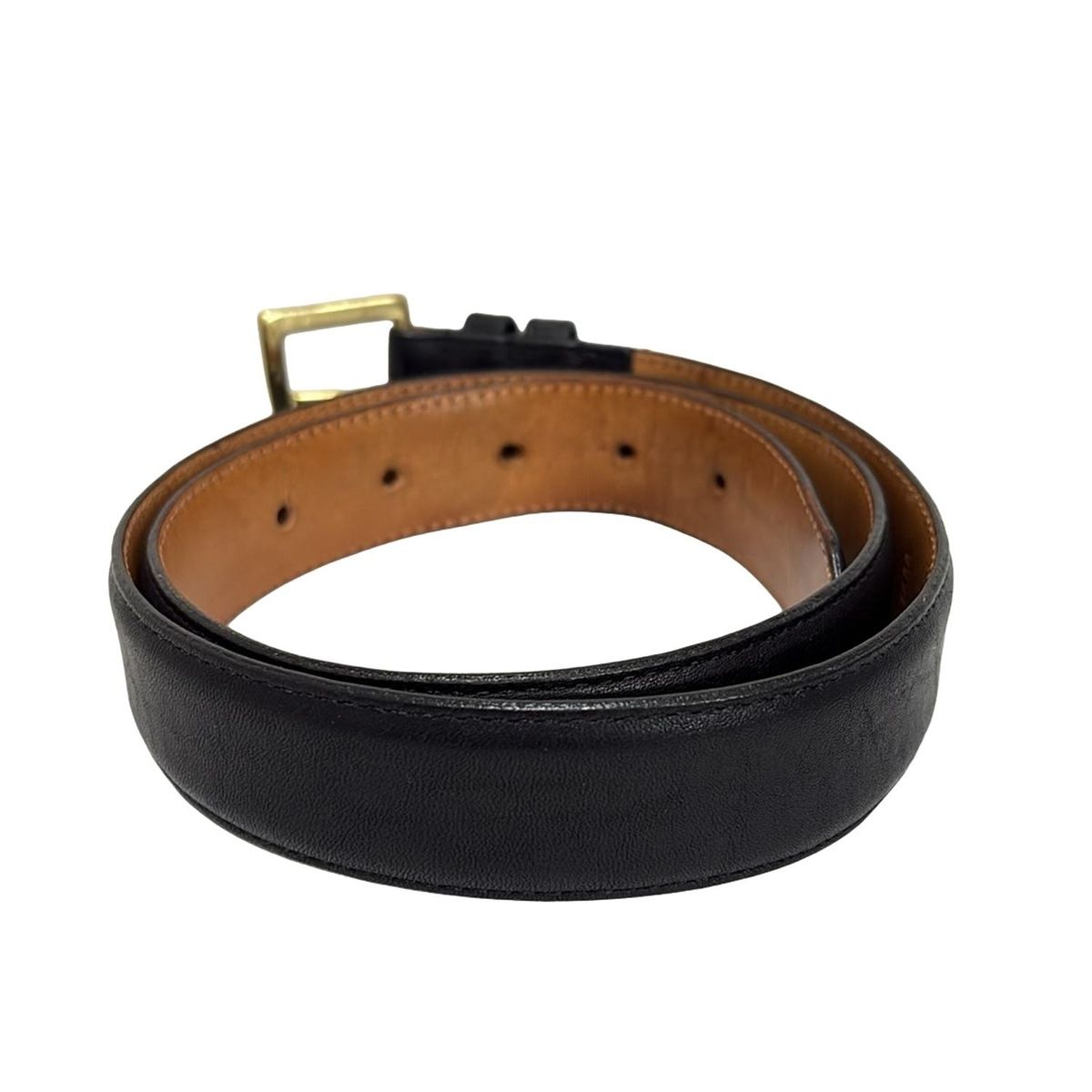 COACH コーチ ベルト 80 32 - 7600 黒 レザー