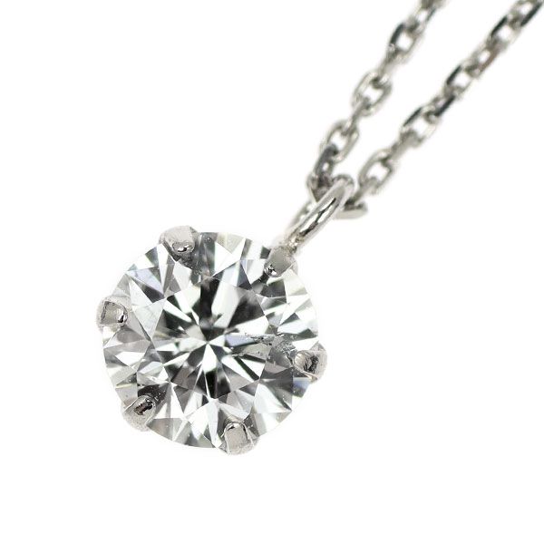  Pt 900 850 ILD ダイヤモンド ペンダントネックレス 0.25 ct E SI 2 EX ネックレス アクセサリー