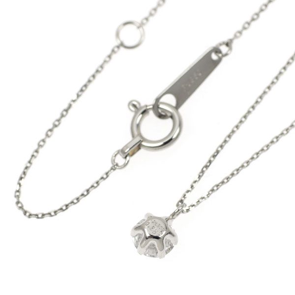 Pt 900 850 ILD ダイヤモンド ペンダントネックレス 0.25 ct E SI 2 EX