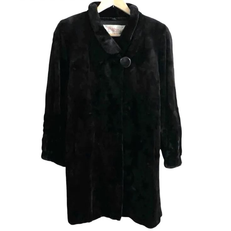 Altima シェアードミンク 毛皮 ファー コート レディース 13～15