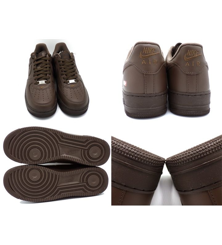  ナイキ NIKE × シュプリーム Supreme 23 AW AIR FORCE 1 LOW Baroque Brown CU 9225 200 エア フォース ロー バロック ブラウン スニーカー f 29058 スニーカー 靴