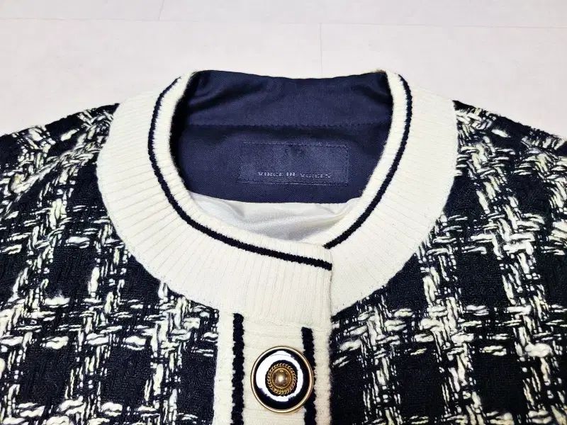 VOV ボブ オーバーサイズ ツイード ベスト ポール1253