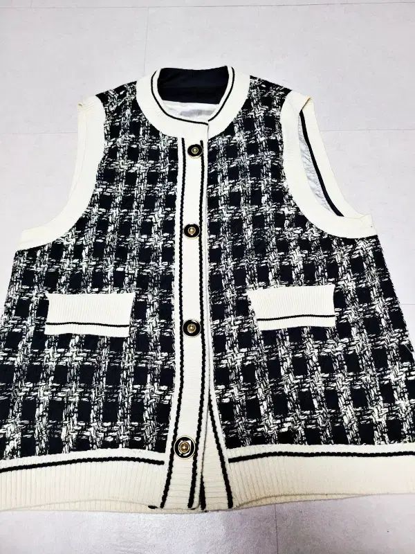 VOV ボブ オーバーサイズ ツイード ベスト ポール1253