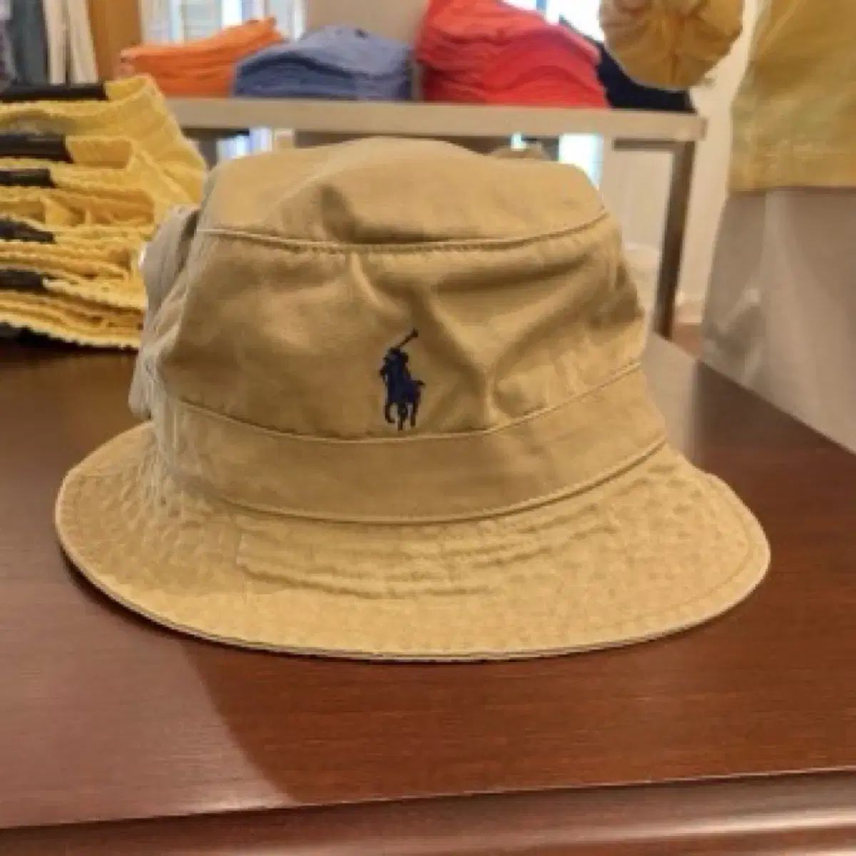 ポロラルフローレン ベージュ バケットハット