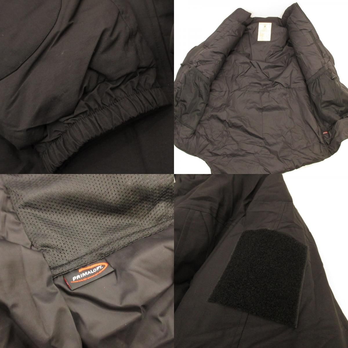 衣料 ミリタリーイリョウ ミリタリージャケット PCU LEVEL 7 TYPE 2 MONSTER PARKA 8415 01 542 7648 BAF社製 ブラック サイズ L 93 上下セット ミリタリージャケット 