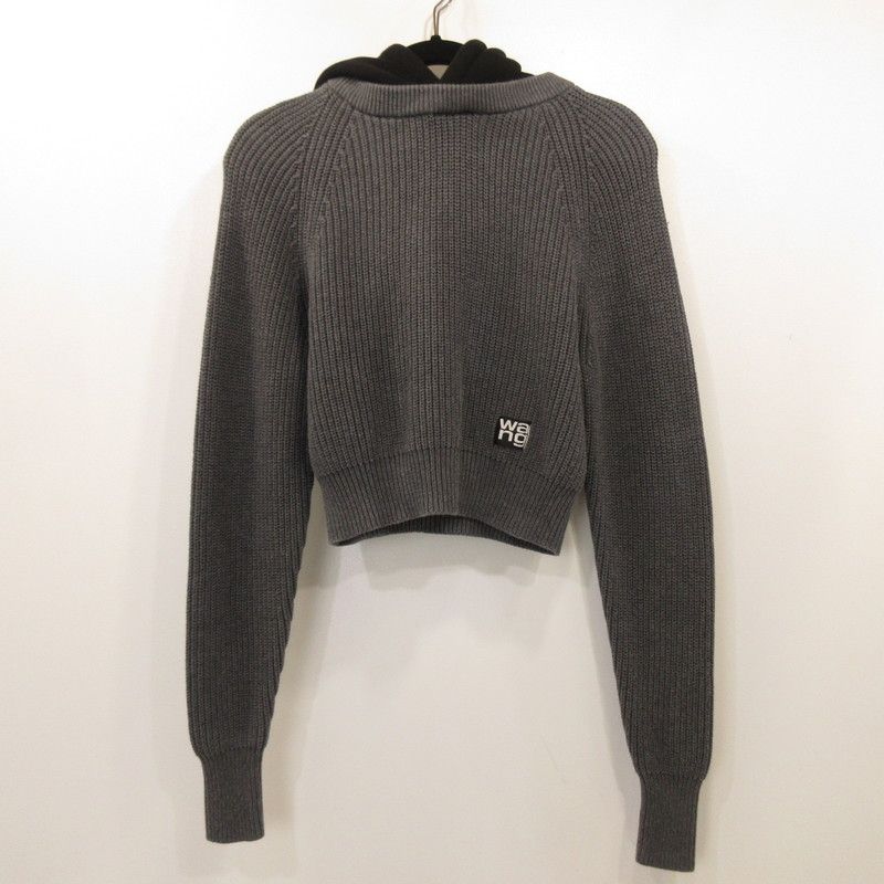 【姫路東店】 中古 T by ALEXANDER WANG | ティーバイアレクサンダーワン ニット グレー サイズ：XS 【112】 姫路東店】 中古 T by ALEXANDER WANG | ティーバイアレクサンダーワン