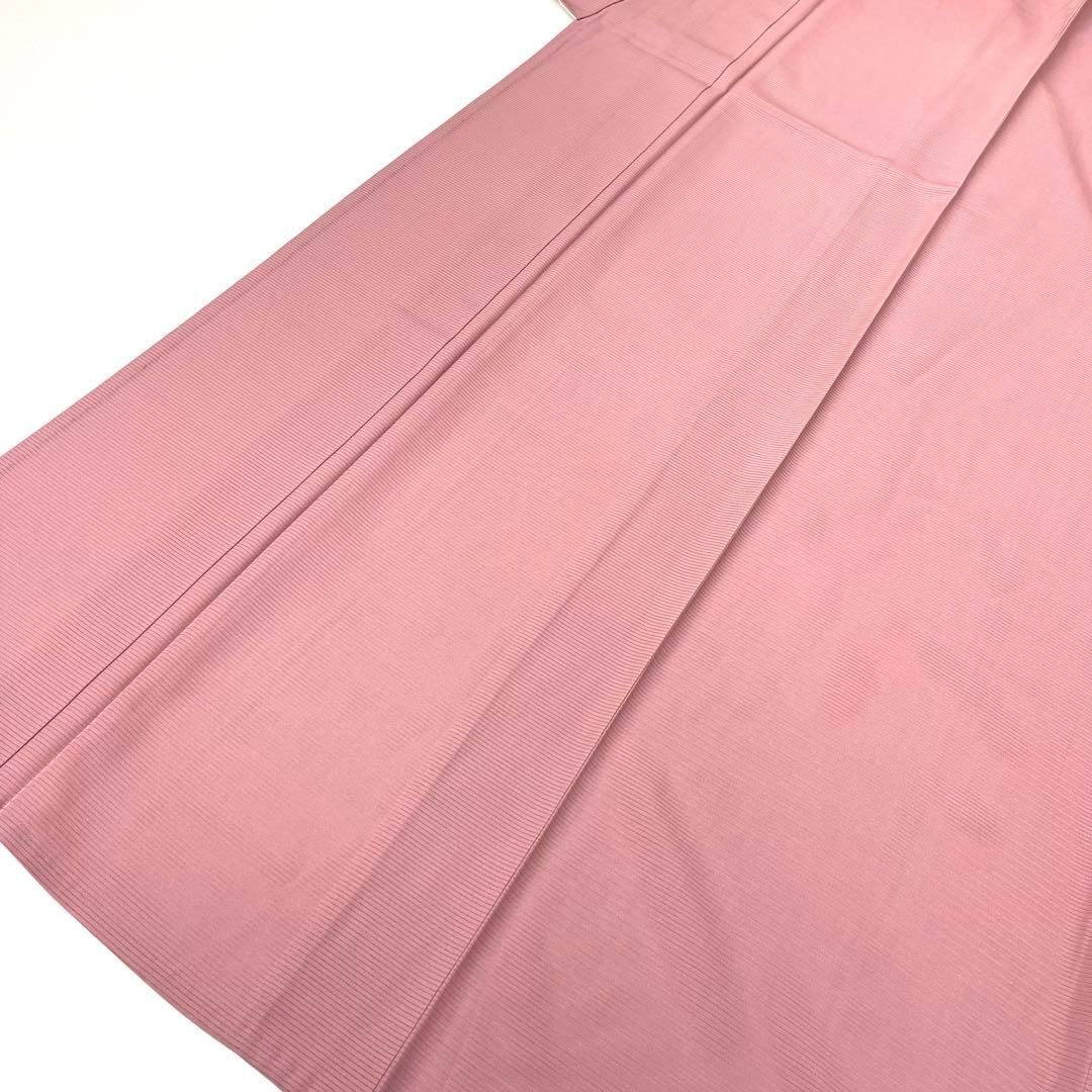 着物と帯 時流】SK25690s◇正絹 夏着物 色無地◇絽 一つ紋 ピンク美品