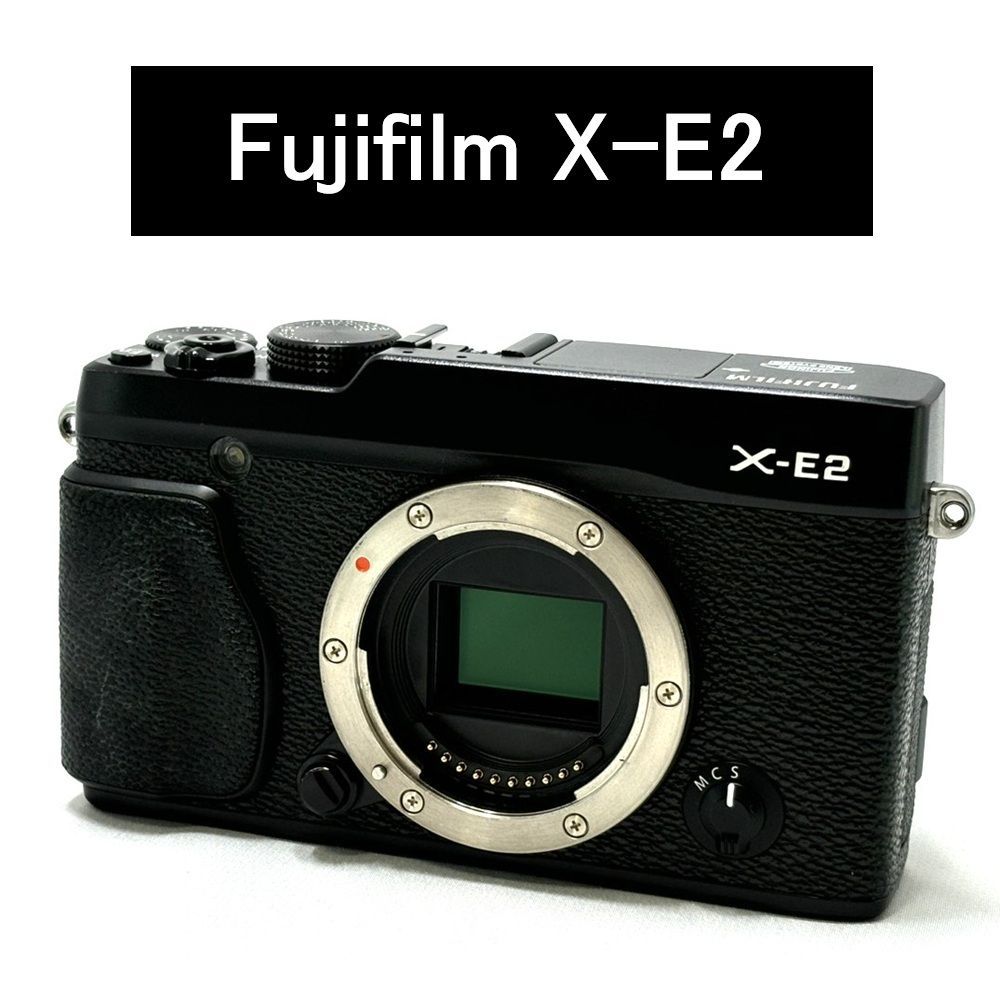 Fujifilm X E 2 XE ブラック ボディ ミラーレスカメラ ミラーレス一眼