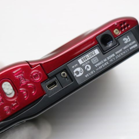 カメラ、光学機器 美品 COOLPIX L26 レッド 即日発送 デジカメ Nikon