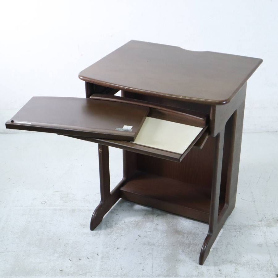 カリモク家具 パソコンデスク スライドテーブル付き ローデスク ヴィンテージ カリモク家具 パソコンデスク スライドテーブル付き ローデスク