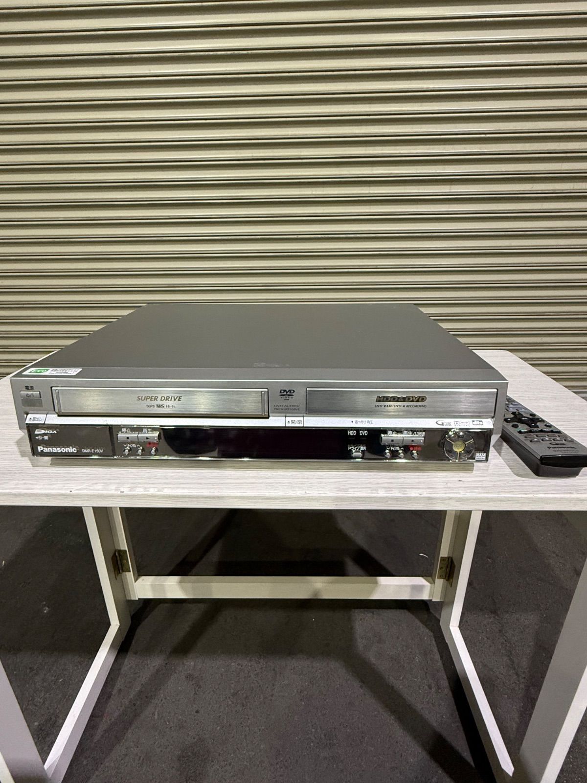 SGM】ジャンク DMR-E150V VHS一体型DVDレコーダー パナソニック - メルカリ