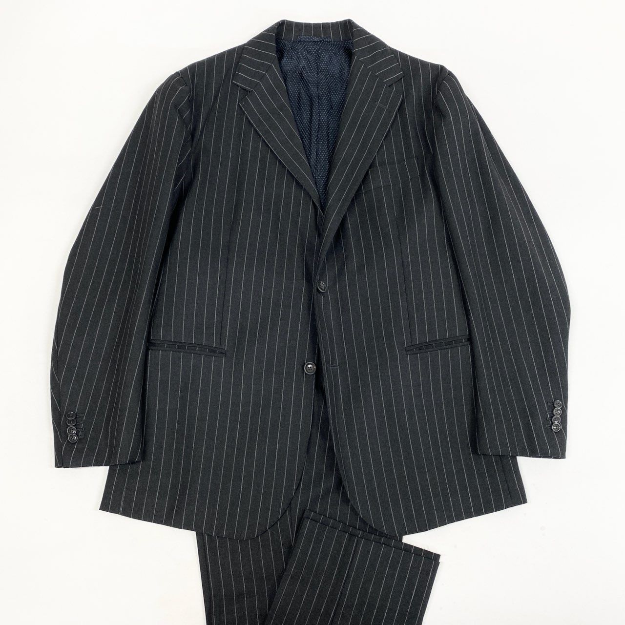 スティレ ラティーノ ツイード テーラード ジャケット 46 M〜L程 6L17 Stile Latino スティレラティーノ スーツセットアップ テーラード