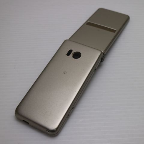 SHF 34 AQUOS K ゴールド 白ロム ガラケー au SHARP 04000 SIMロック解除済み