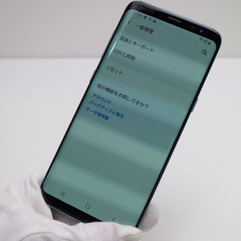 超美品 SC-02J Galaxy S8 ブルー 即日発送 スマホ SAMSUNG docomo 本体
