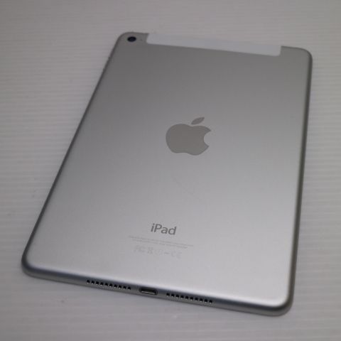 超美品 SIMフリー iPad mini 4 Cellular セルラー 128GB シルバー 即日