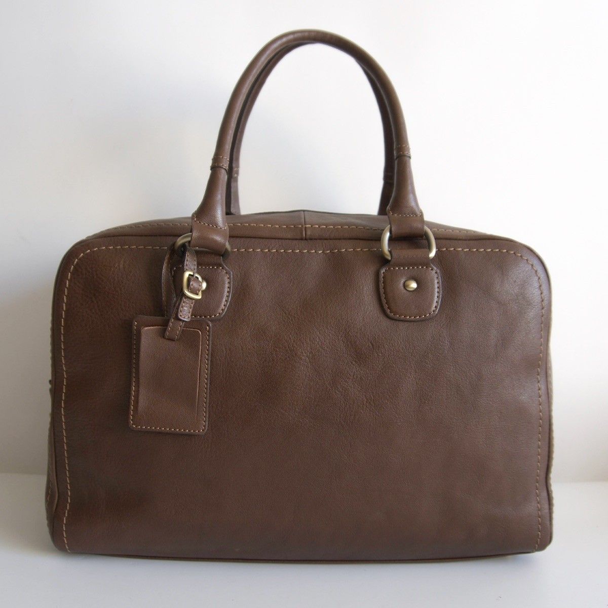 美品】 土屋鞄 【トーンオイルヌメ アンティック ボストン バッグ