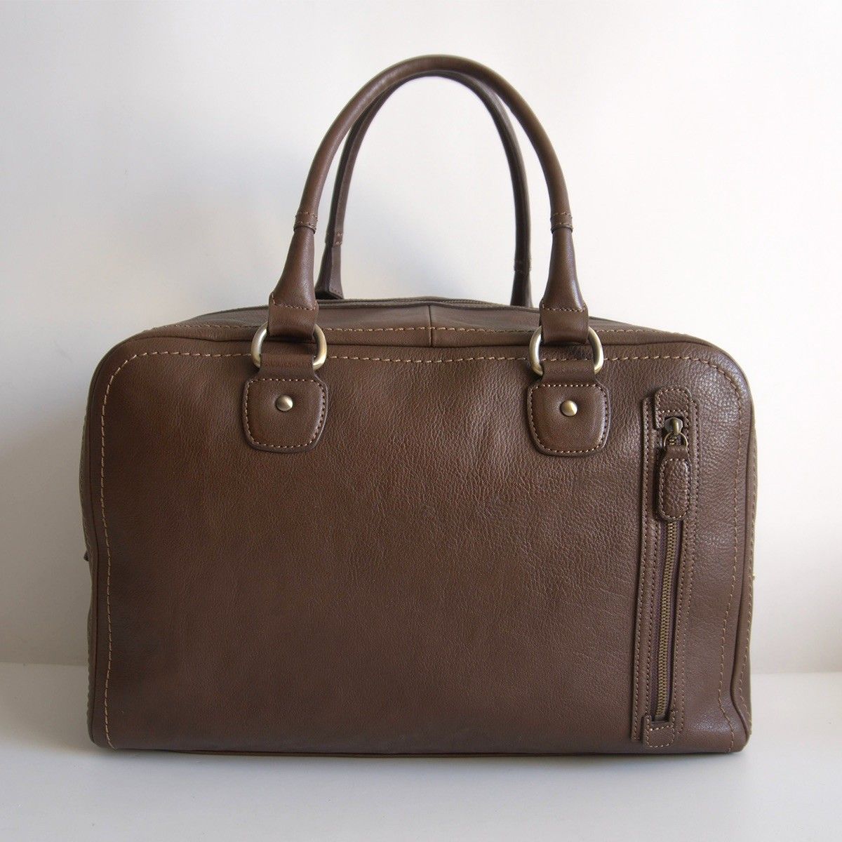 美品】 土屋鞄 【トーンオイルヌメ アンティック ボストン バッグ